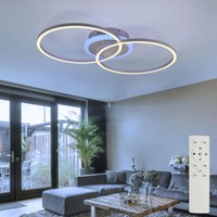 Deckenlampe Deckenleuchte Esszimmerlampe Fernbedienung Dimmbar Rgb Led L 60 Cm