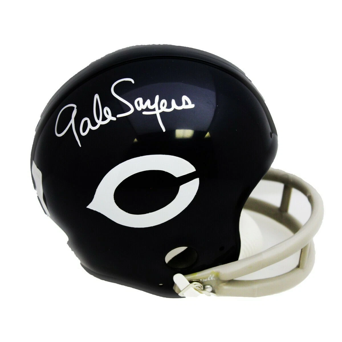 Gale Sayers Autographed Chicago Bears Riddell Throwback Mini