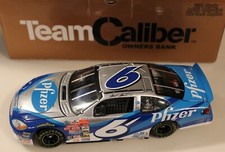 VINTAGE MARK MARTIN 6 PFIZER TEAM CALIBER OWNERS SERIES BANK 2001