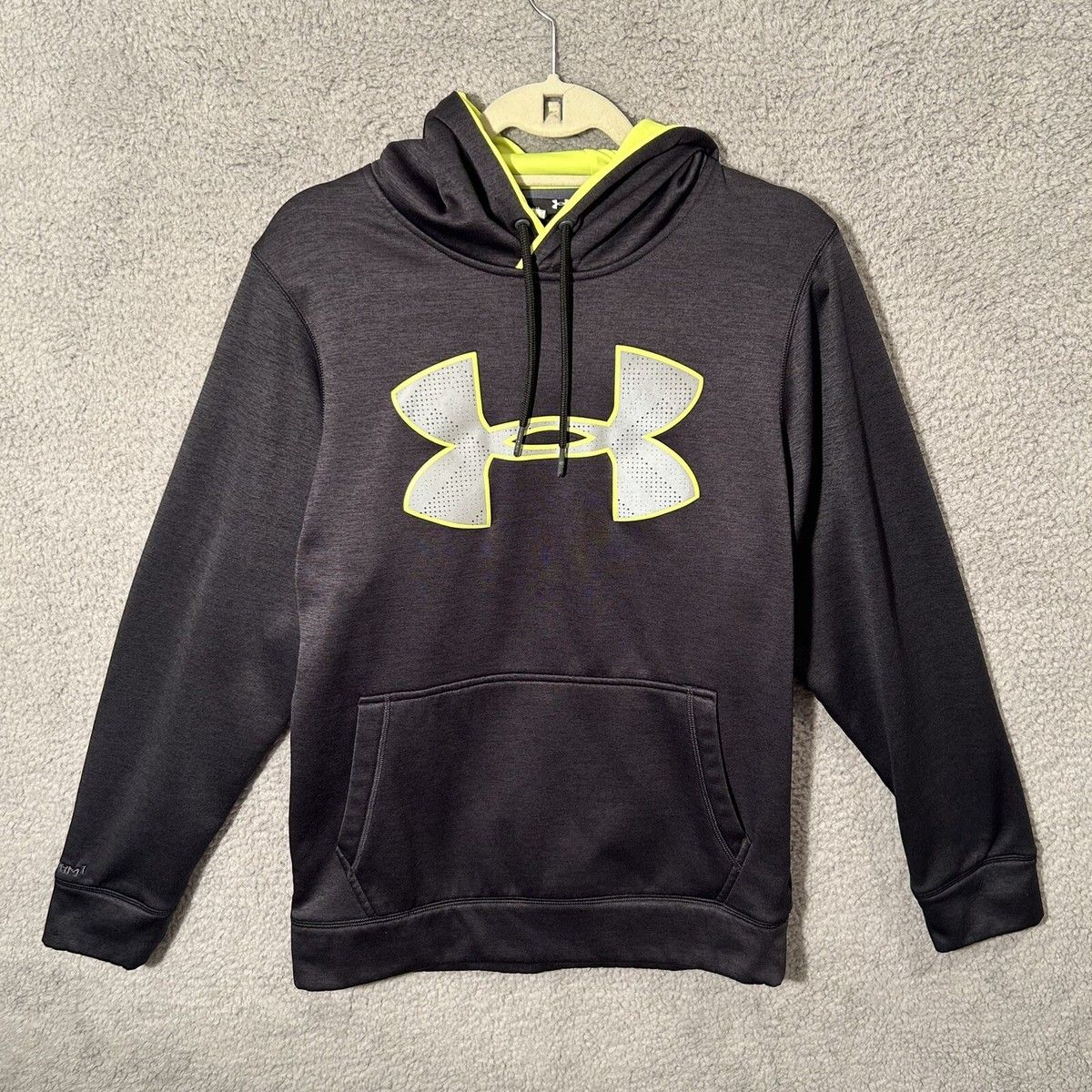 Under Armour Loose Storm 1 Graphic Logo Hoodie Women's S Black Pullover |  eBay