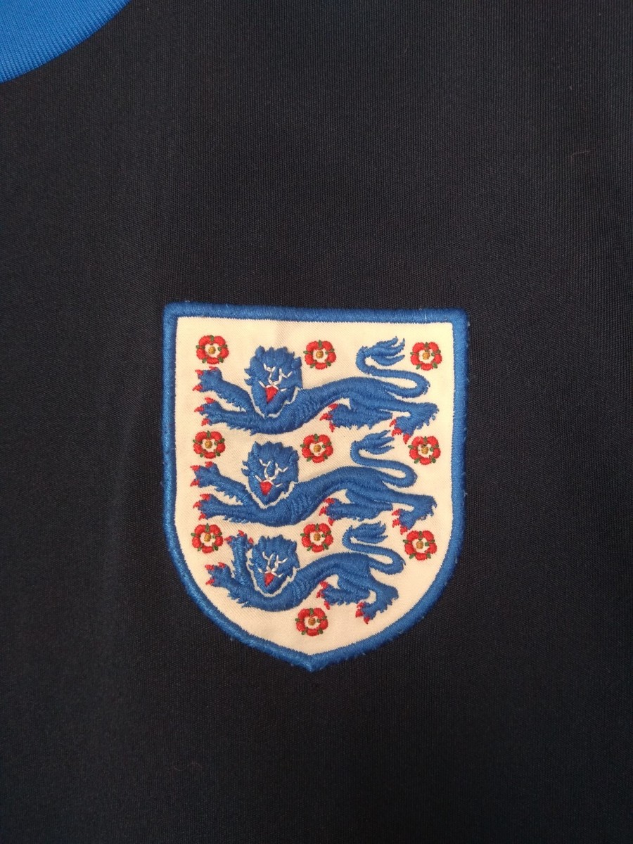 England Team Training Jersey Football Shirt Blue Umbro Mens Size M