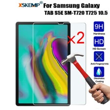 2Pcs TEMPERED GLASS Screen Protector Samsung Tab S5e 10.5 T720 T725 Anti Shatter