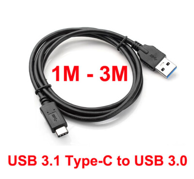 Type-C to USB 3.0 Power Data Adapter Cable For Samsung Z Trifold USB-C 2m 3m 1m