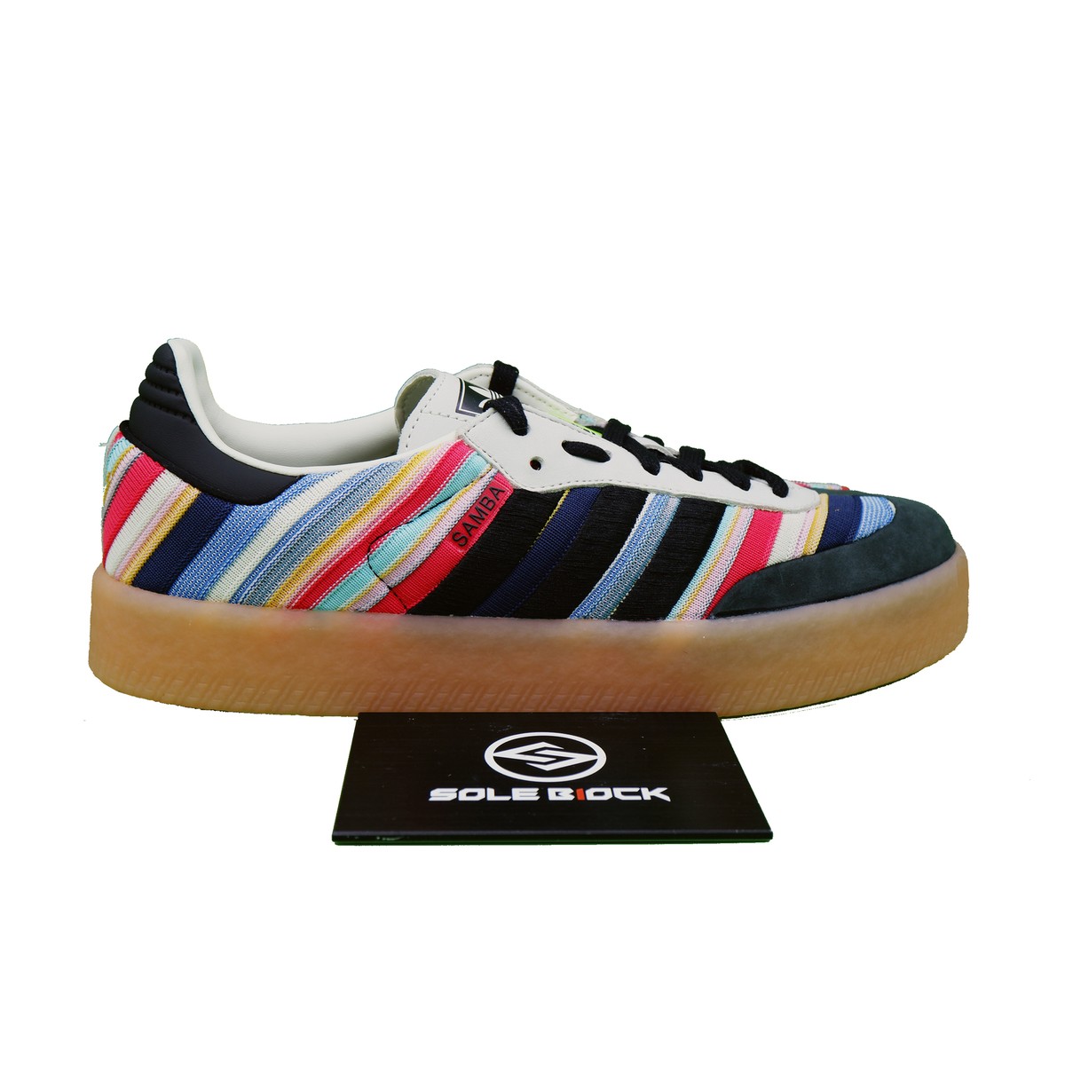 adidas KSENIASCHNAIDER ジャケット xsサイズ　ブラック adidas KSENIASCHNAIDER x Sambae Black Multi-Color Gum W