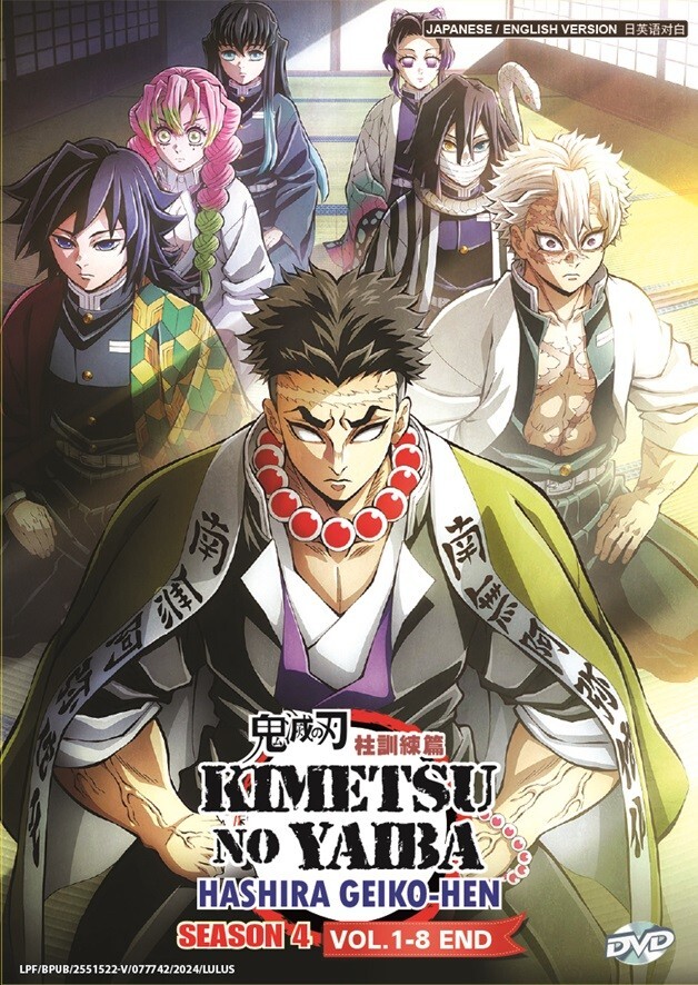 DVD Anime Demon Slayer: Kimetsu No Yaiba Season 1-4 +Mugen (1-63