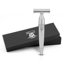Double Edge Safety Razor for Men & Women Stainless Steel NonSlip Ergonomic Razor