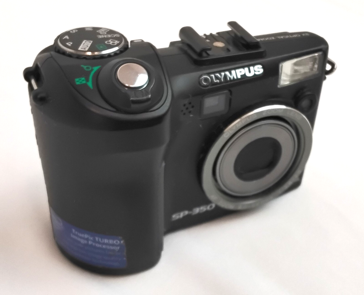 OLYMPUS デジタルカメラ　SP-350 ブラック Olympus SP-350 8MP Digital Camera with 3x Optical Zoom