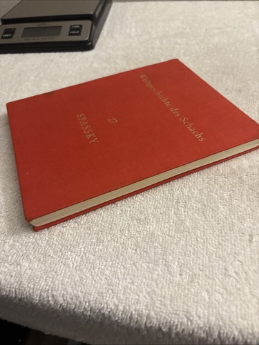 Weltgeschichte Des Schachs Spassky 27 Vintage Chess Book - Picture 5 of 17