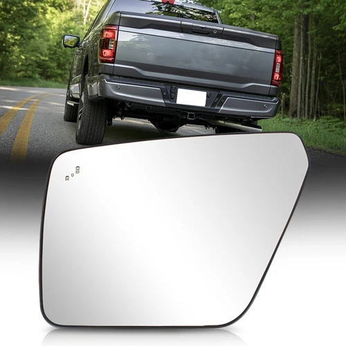 For Ford F150 2021-2025 Left Side Heated Mirror Glass W/ Blind Spot