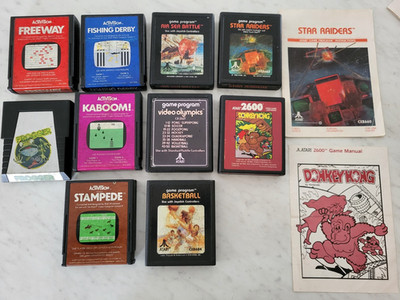 Atari 2600 10 Games: Frogger, Donkey Kong, Kaboom and More