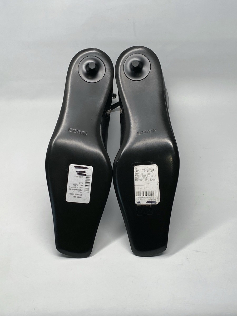Jil Sander Leather ankle boots size 37.5 Retail $1530 | eBay