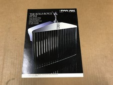 Vintage 1983 Rolls-Royce Pan Am Clipper Dealership Salesman Brochure