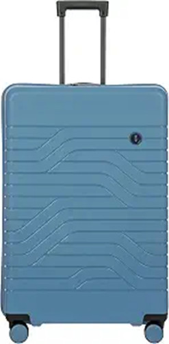 New Bric's B|Y Ulisse 30" Expandable Spinner Blue Checked In Luggage Hardcase