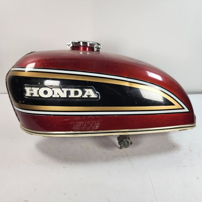 #ad #ad OEM Honda CB750 Fuel Petrol Gas Tank 1975 1976 K5 K6 CB 750 Flake Apricot Red $289.00