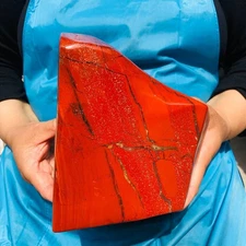 12.4LB TOP Natural Red jasper Quartz Crystal mineral specimen Healing Decoration
