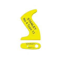 Stanley No 4 Type 13 Hand Plane Tote Bottom and Side Profile Template Set