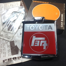 Toyota Teq Vintage Renamel Car Badge Emblem Logo Grille Nos