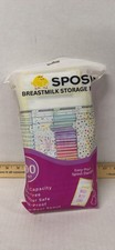 New Sposie Breastmilk Storage Bag Freezer Bags with Pour Spout - 8 Ounce