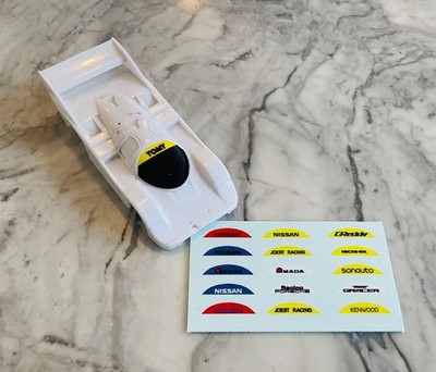 AURORA AFX TOMY PORSCHE 962 VISOR DECAL SHEET DELUXE