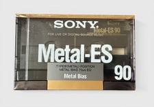 1x Sigillato Sony Metal-ES Type IV | Metal Bias 90 Minuti - Made in Japan