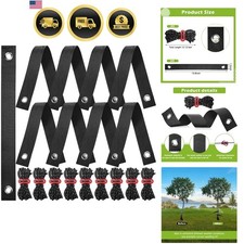 Tree Stake Kit Support Rope Tree Strap Anchoring Garden Tools 9pcs