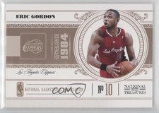 2010-11 Playoff National Treasures 37/99 Eric Gordon #39 1s7