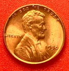 1950-P Lincoln Wheat Cent Penny GEM RED BU From an Original Bank Roll