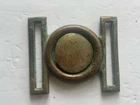 VINTAGE PLAIN MILITIA 2 Piece BELT BUCKLE  REPRODUCTION