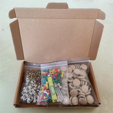 60-PC Car Roof Repair Kit. Buttons, clips, rivets  tool to fix sagging headline