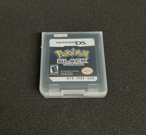 Pokemon Black Version for Nintendo DS NDS 3DS US Game Card 2011 USA Mint Sale