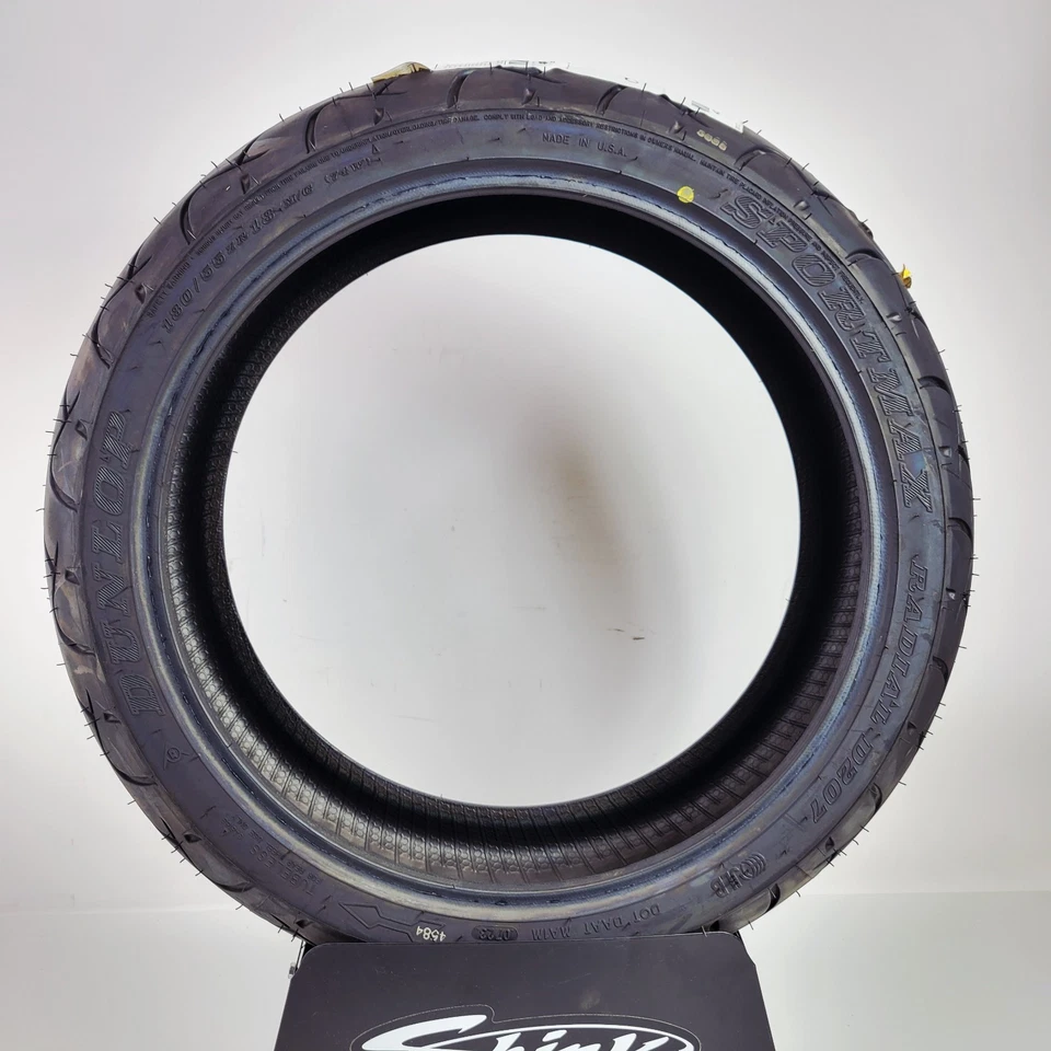 Neumático trasero Dunlop D207 180/55-18 Blackwall - Harley-Davidson OEM (43173-01) -0723 Foto 2 de 4