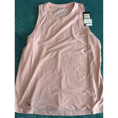 Essential Mesh Inset Performance Tank Light Pink WT00906-252009-S Small NWT