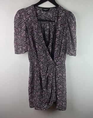 The Kooples Paris Women s Speckled Wrap Dress * No Belt Size 3 M