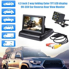 NEW Car Rear View Backup Camera Reverse HD Parking Night Vision and 4.3" Monitor