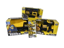 FULL SET Tonka Steel Classics Mighty DUMP TRUCK DOZER FRONT LOADER BRAND NEW