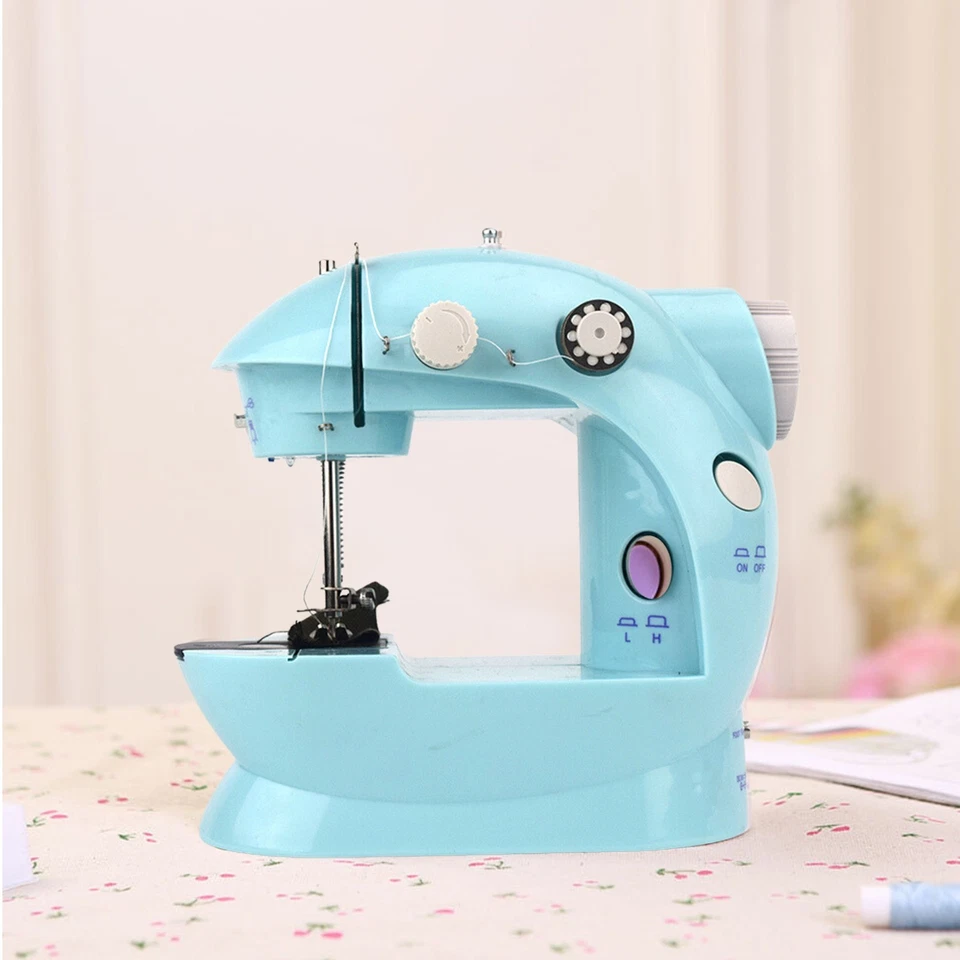 Mini Electric Sewing Machine with Extension Table & 99pcs Needlework Kit - Image 4 of 4