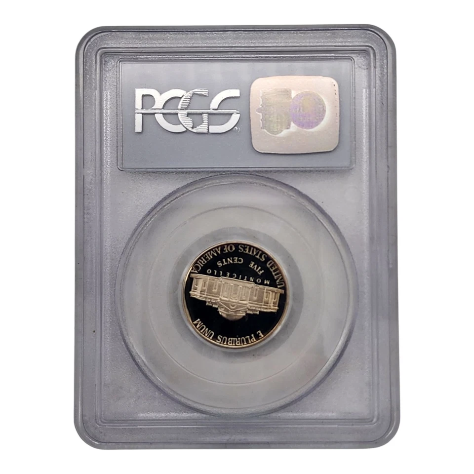 1991-S Jefferson Nickel PCGS PR69DCAM 5C Proof Deep Cameo Coin - Image 3 of 3
