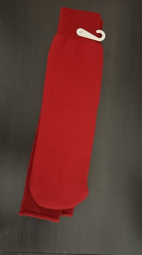 Allsport Knee High Socks Red Athletic Tube Socks Size Large 10-14 NWT - Picture 2 of 3