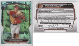 2023 Bowman Chrome Sapphire Edition Prospects Aqua /99 Jackson Holliday #BCP-227