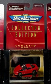 Lot of 10 Micro Machines Collector Edition Corvette Series 1 Sealed Cars