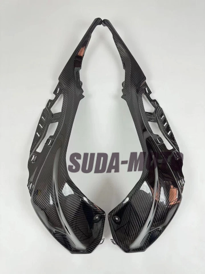 Panel de cubierta lateral del tanque de gasolina 100 % fibra de carbono para BMW S1000RR M1000RR S1000R 20-24 Foto 4 de 4