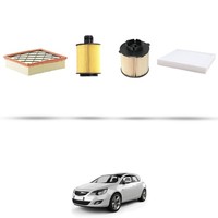 Hoffcar Wartungsset - 4 Filter FüR Opel Astra J, Gtc, SW 2.0 Cdti 118KW Ab 200