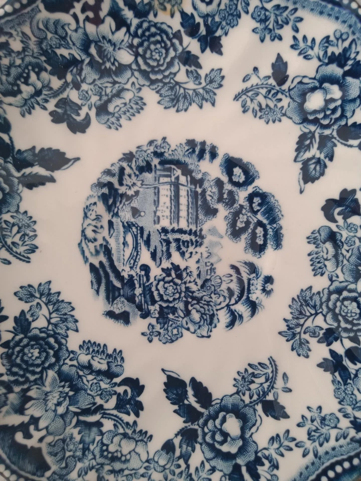 Churchill. Tonquin. Blue. Tea Cup Saucer. (14.5cm). Made In England. - image 2 of 4