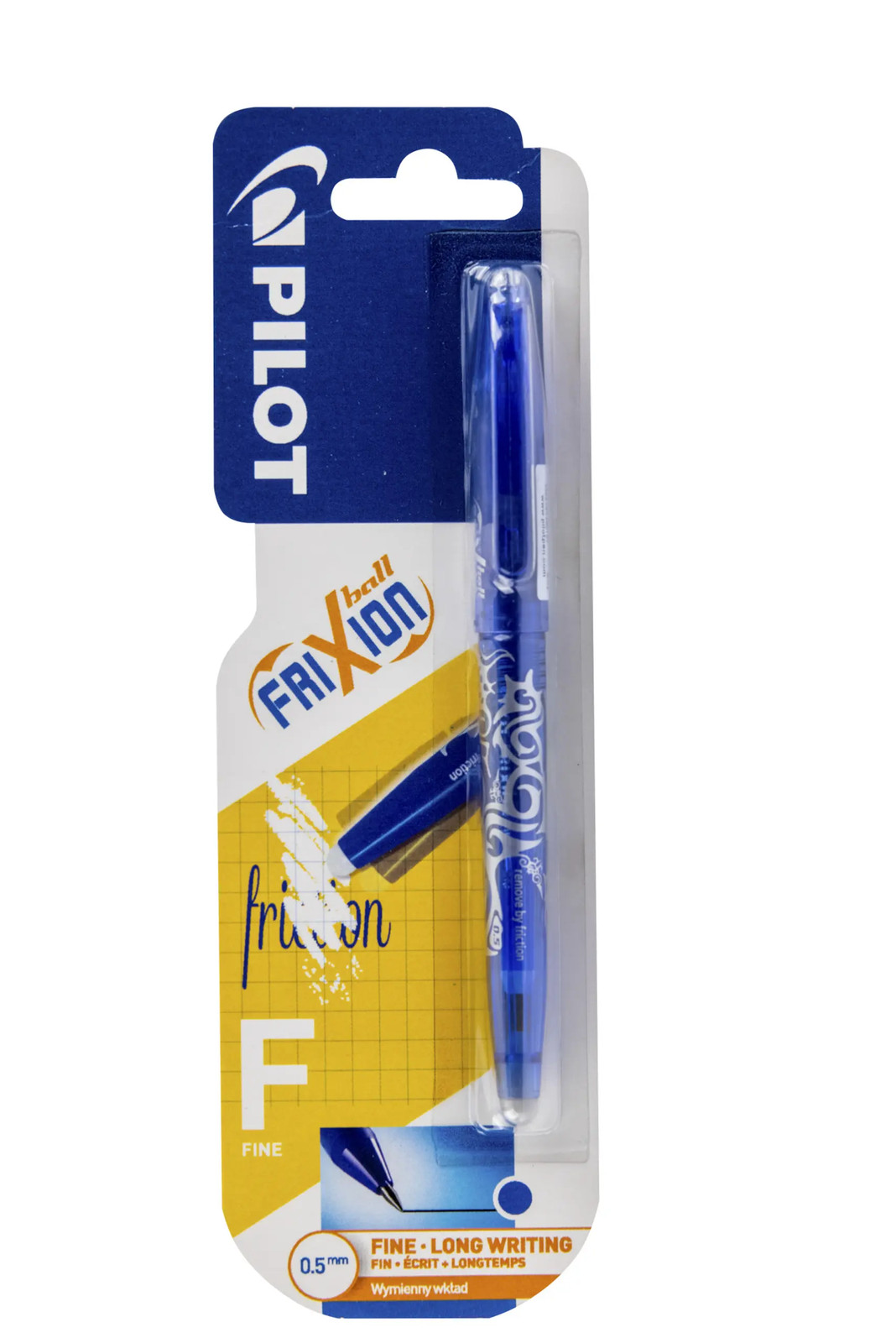 3131910551447 Pióro kulkowe Frixion Pilot 0,5 niebieskie blister