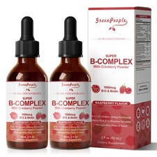 120ML B-12 Complex Vitamins B2 B6 B12  C Biotin Folate for Energy Relax  Focus