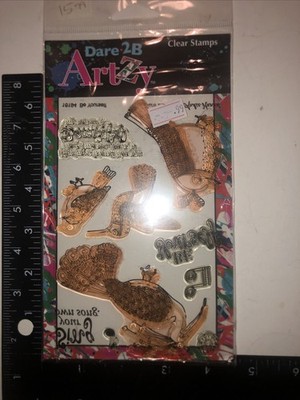 Dare 2B Artzy Clear Stamps, #16194 Be Yourself - Bird Dies Metal Love Mother T