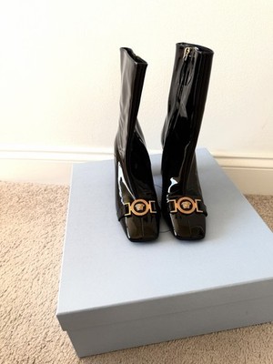 Authentic Versace Patent Leather boots