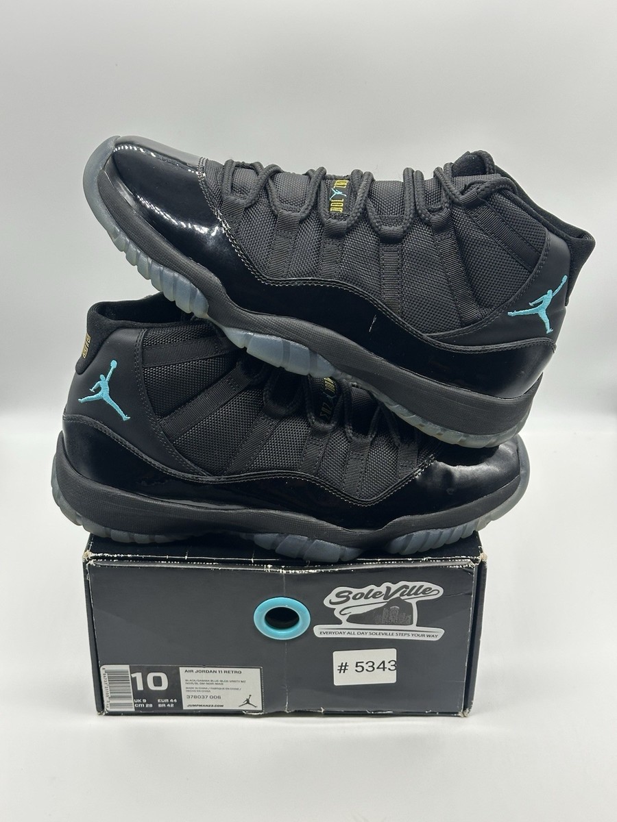 Size 10M Jordan 11 Retro High Gamma Blue 378037-006 GREAT CONDITION