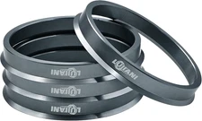 4 Pack Hub Centric Rings 66.1mm to 73.1mm Aluminum Alloy Wheel Adapter Rings