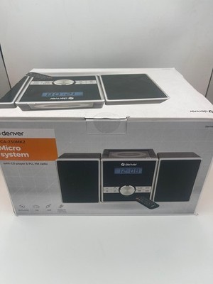 Denver Micro-System: Kompakter Sound, CD & Radio. Perfekt für kleine Räume! Top!